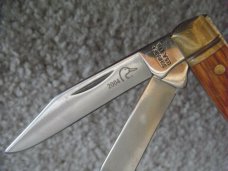 SCHRADE UNCLE HENRY USA 77UH  3 blade STOCKMAN Marked  "2004 DUCKS UNLIMITED" POCKET KNIFE USA Made!