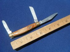 SCHRADE UNCLE HENRY USA 77UH  3 blade STOCKMAN Marked  "2004 DUCKS UNLIMITED" POCKET KNIFE USA Made!