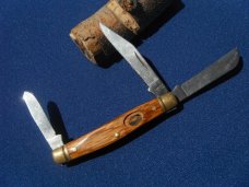 SCHRADE UNCLE HENRY USA 77UH  3 blade STOCKMAN Marked  "2004 DUCKS UNLIMITED" POCKET KNIFE USA Made!