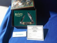 Remington USA Stag Canoe 2005 Wildlife Knife in Box # 0603 OF 1000 NEW IN BOX