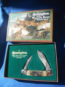 Remington USA Stag Canoe 2005 Wildlife Knife in Box # 0603 OF 1000 NEW IN BOX