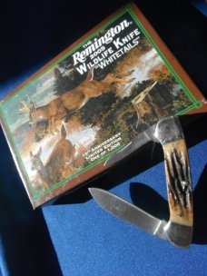 Remington USA Stag Canoe 2005 Wildlife Knife in Box # 0603 OF 1000 NEW IN BOX