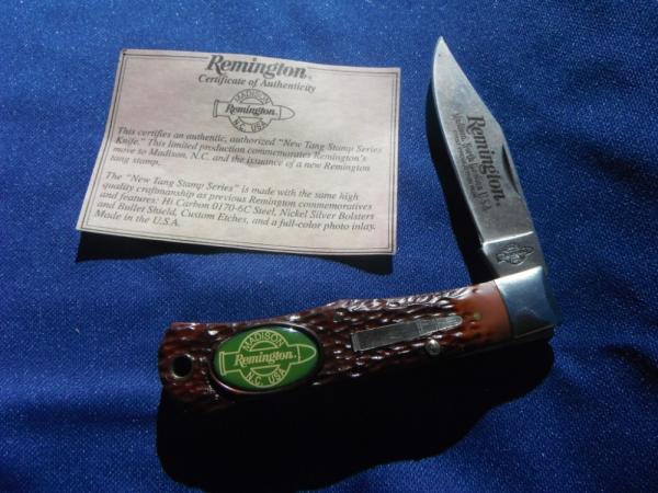 NOS Remington Limited Production "New Tang Stamp Series" bullet Knife USA New in Box/NIB NOS Remington Limited Production "New Tang Stamp Series" bullet Knife USA New in Box/NIB
