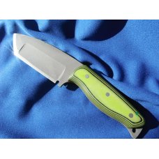 Custom hand made knife Pokabu Forge Tactical knife by Rich Greenwood Made in USA