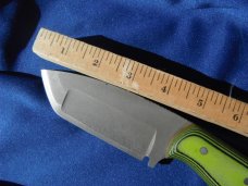 Custom hand made knife Pokabu Forge Tactical knife by Rich Greenwood Made in USA