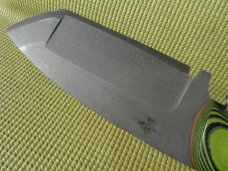 Custom hand made knife Pokabu Forge Tactical knife by Rich Greenwood Made in USA