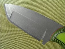 Custom hand made knife Pokabu Forge Tactical knife by Rich Greenwood Made in USA