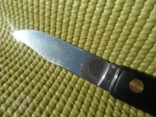 GERMAN Kissing Crane Sodbuster KC43 Pocket Knife, "Black Angus"  w/Original box, Robert Klaas