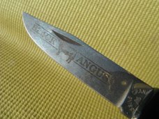 GERMAN Kissing Crane Sodbuster KC43 Pocket Knife, "Black Angus"  w/Original box, Robert Klaas