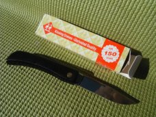 GERMAN Kissing Crane Sodbuster KC43 Pocket Knife, "Black Angus"  w/Original box, Robert Klaas