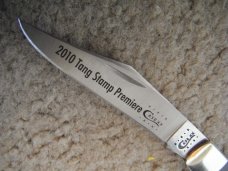 Rare Limited Edition CASE XX 2010 Tang Stamp 1075 Made in the USA! With Box/Collector's Tin. 
