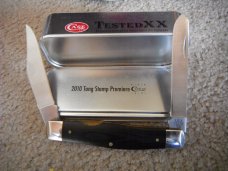 Rare Limited Edition CASE XX 2010 Tang Stamp 1075 Made in the USA! With Box/Collector's Tin. 