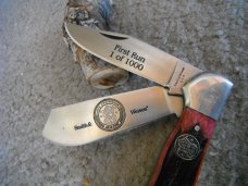 SMITH & WESSON CLASSICS USA 145TH ANNIVERSARY 1852-1997 Large Trapper Knife  1 OF 1000   SERIAL #337