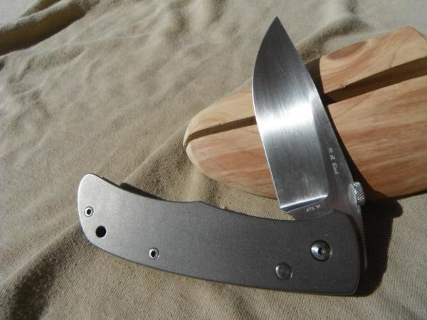 W.R. Clark Custom Folding Knife  4" ATS-34 blade 