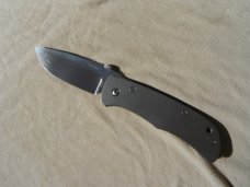 W.R. Clark Custom Folding Knife  4" ATS-34 blade 