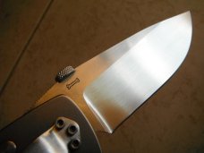 W.R. Clark Custom Folding Knife  4" ATS-34 blade 