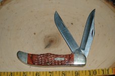 Large Case Two Blade Folding Hunter