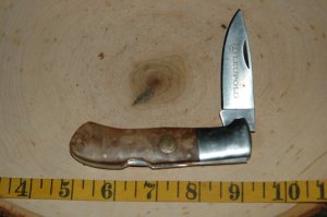 Leopold Pocket Knife with Wood Scales