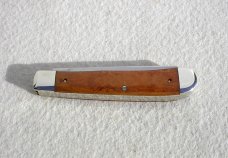 NEW OLD STOCK RARE CASE XX USA 1991 LARGE 4 1/8" TRAPPER GENUINE CURLY MAPLE #7254 KNIFE - W/BOX