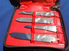 Vintage Interchangeable  6 blade knife/multi tool. Made in Japan