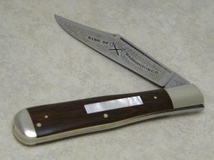 Battle Axe Brand Hickey & Shouse Germany Wood Coke Bottle Knife