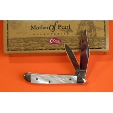 Case xx 2011 Peanut Pocket Knife 8220 SS w Beautiful Mother of Pearl Handles -NOS amp A Beauty
