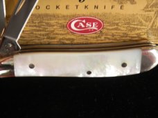 Case xx 2011 Peanut Pocket Knife (8220 SS) w Beautiful Mother of Pearl  Handles -NOS & A Beauty!