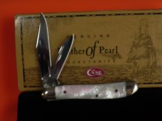Case xx 2011 Peanut Pocket Knife (8220 SS) w Beautiful Mother of Pearl  Handles -NOS & A Beauty!