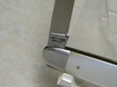 E Bruckmann Solingen Germany Pearl Small Equal End Pen Knife - C. 1891-1956