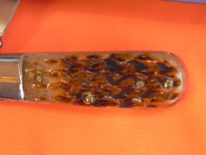 2010 "Standard Brand" (Case XX)  Barlow w Chestnut Bone Handles & Standard Shield -NOS in Orig Box
