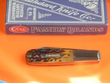 2010 "Standard Brand" (Case XX)  Barlow w Chestnut Bone Handles & Standard Shield -NOS in Orig Box