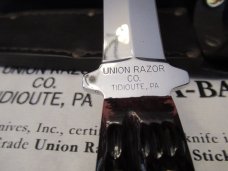 KA-Bar  Union Razor Co. Worm  Grooved  Jigged Bone Pig -Sticker