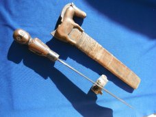 Rare Vintage Indonesian, West Sumba Sword, Machete. Brought back by a WWII Veteran