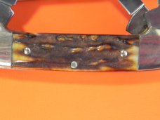 J A Henckels 5 Blade Caone Knife with Great Gnarly Stag Handles -Nice one for collection or to use!