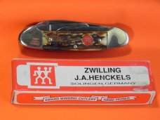 J A Henckels 5 Blade Caone Knife with Great Gnarly Stag Handles -Nice one for collection or to use!