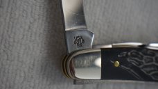 CASE XX MEDIUM STOCKMAN No. 18222 ROUGH BLACK SYNTHETIC JIGGED BONE - 6318 SS 