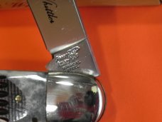 Vintage Frost Lock Back Whittler (Custom Design Series) Knife w/ Jigged Bone Handles -Japan -NOS