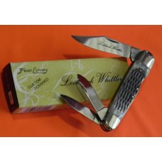 Vintage Frost Lock Back Whittler (Custom Design Series) Knife w/ Jigged Bone Handles -Japan -NOS