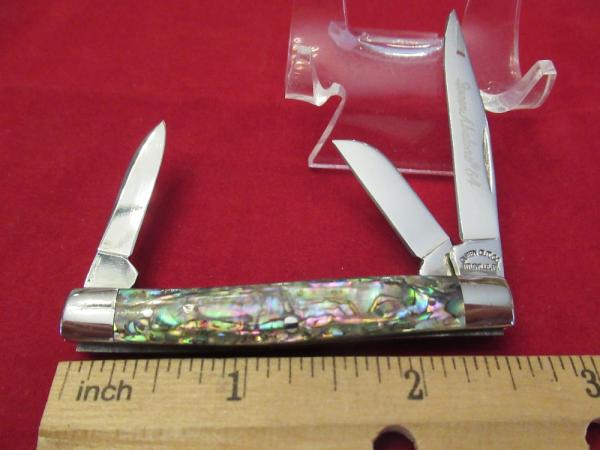 Queen Abalone Pearl Small Stockman Pattern # 54 Queen Abalone Pearl Small Stockman Pattern # 54