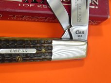 1996 Case xx Greenish Corn Cobb Jigged Bone Barlow 62009 1/2 SS -Lmtd Ed -1 of 2500 -NOS/NM