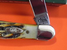 Case xx 2003, Whittler (6.5383 WH SS) Knife with Flawless Bone Stag Handles. 1st Production Run -NOS