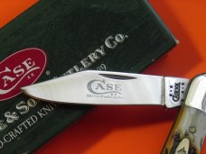 Case xx 2003, Whittler (6.5383 WH SS) Knife with Flawless Bone Stag Handles. 1st Production Run -NOS