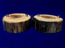2 Piece Pocket Knife Display Stand / Natural Lodge Pole Driftwood from the Big Lost River Idaho