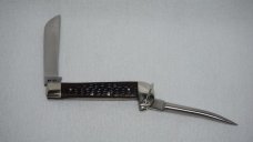 Vintage 1977 CASE XX 6246R MARLIN SPIKE Rigger's Pocket Knife w/Brown Jigged Scales