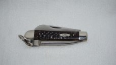 Vintage 1977 CASE XX 6246R MARLIN SPIKE Rigger's Pocket Knife w/Brown Jigged Scales