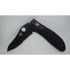 BENCHMADE USA 550 MEL PARDUE 154CM GRIPTILIAN AXIS LOCK W/BLACK COMBO BLADE & CLIP