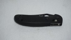 BENCHMADE USA 550 MEL PARDUE 154CM GRIPTILIAN AXIS LOCK W/BLACK COMBO BLADE & CLIP