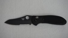 BENCHMADE USA 550 MEL PARDUE 154CM GRIPTILIAN AXIS LOCK W/BLACK COMBO BLADE & CLIP