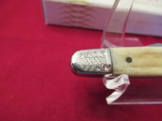 Case XX Family Brands Standard Knife Natural White Bone Eisenhower Pattern # 06263 SS