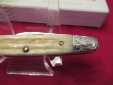 Case XX Family Brands Standard Knife Natural White Bone Eisenhower Pattern # 06263 SS